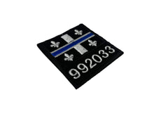 Load image into Gallery viewer, Custom / Personalized Square Thin Blue / Thin Red Line / No Line / Traditional Nametag