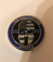 Load image into Gallery viewer, Thin Blue Line America Challenge Coin