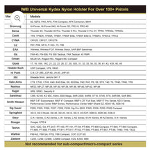 Load image into Gallery viewer, Universal Conceal IWB Holster v2