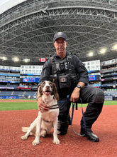 Load image into Gallery viewer, The 2025 Thin Blue Line Canada Fundraising Calendar (Wall Size and Desk Size) To benefit Canine Therapy for First  Responders (CTFFR Atlantic)