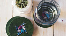 Load image into Gallery viewer, Thin Blue Line Canada Spartan Helmet Coasters