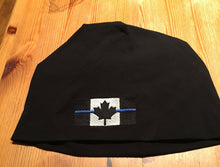 Load image into Gallery viewer, Thin Blue Line Canada Toque with cuff or without (Beanie)