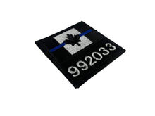 Load image into Gallery viewer, Custom / Personalized Square Thin Blue / Thin Red Line / No Line / Traditional Nametag