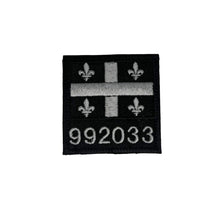Load image into Gallery viewer, Custom / Personalized Square Thin Blue / Thin Red Line / No Line / Traditional Nametag
