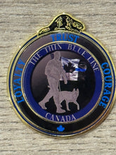 Load image into Gallery viewer, The Thin Blue Line Canada K9 Challenge Coin Version 2.0