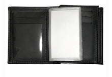 Load image into Gallery viewer, Bi-Fold Police Badge Wallet by Perfect Fit (100% Leather) Model 104