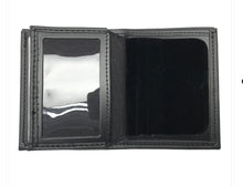 Load image into Gallery viewer, Bi-Fold Police Badge Wallet by Perfect Fit (100% Leather) Model 104