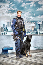 Load image into Gallery viewer, The 2025 Thin Blue Line Canada Fundraising Calendar (Wall Size and Desk Size) To benefit Canine Therapy for First  Responders (CTFFR Atlantic)