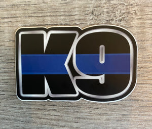 3 " Thin Blue Line Police K9 Decal / Sticker