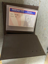 Load image into Gallery viewer, Bi-Fold Police Badge Wallet by Perfect Fit (100% Leather) Model 104