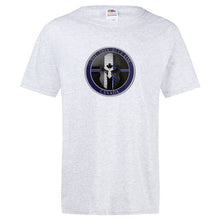 Load image into Gallery viewer, Thin Blue Line Canada Spartan Helmet T-Shirt