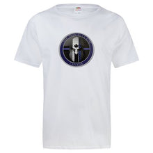 Load image into Gallery viewer, Thin Blue Line Canada Spartan Helmet T-Shirt