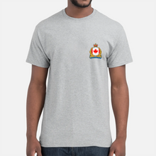 Load image into Gallery viewer, Support Local Police (Canada) Small Left Chest Logo Unisex T-Shirt w/FREE Support Local Police Sticker (for a limited time)
