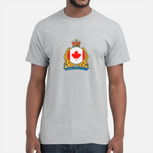 Load image into Gallery viewer, Support Local Police (Canada) Full Sized Logo (Front) Unisex T-Shirt w/FREE Support Local Police Sticker (for a limited time)