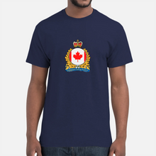Load image into Gallery viewer, Support Local Police (Canada) Full Sized Logo (Front) Unisex T-Shirt w/FREE Support Local Police Sticker (for a limited time)
