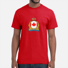 Load image into Gallery viewer, Support Local Police (Canada) Full Sized Logo (Front) Unisex T-Shirt w/FREE Support Local Police Sticker (for a limited time)