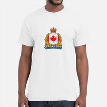 Load image into Gallery viewer, Support Local Police (Canada) Full Sized Logo (Front) Unisex T-Shirt w/FREE Support Local Police Sticker (for a limited time)