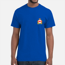 Load image into Gallery viewer, Support Local Police (Canada) Small Left Chest Logo Unisex T-Shirt w/FREE Support Local Police Sticker (for a limited time)