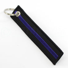 Load image into Gallery viewer, Thin Blue Line - Key Chain