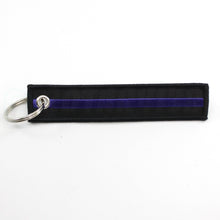 Load image into Gallery viewer, Thin Blue Line - Key Chain
