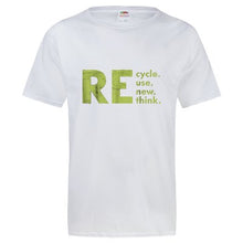 Load image into Gallery viewer, RE (Cycle, Use, New, Think) Fruit of the Loom® Unisex T-shirt
