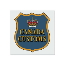 Load image into Gallery viewer, Vintage Canada Customs Douanes 12'' x 12'' Metal Sign (Reproduction)