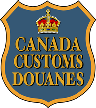 Load image into Gallery viewer, Vintage Canada Customs Douanes 12'' x 12'' Metal Sign (Reproduction)