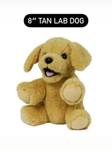 8″ Stuffed Bears and Dogs WITH Mini Tactical Vest (includes YOUR department’s logo AND Badge number and/or name)