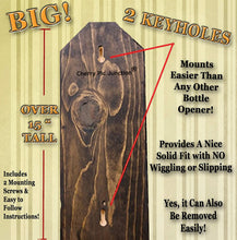 Load image into Gallery viewer, You must go to canam-thinblueline.ecwid.com to purchase these! THIN BLUE LINE CANADA WALL BOTTLE OPENER AND CAP CATCHER