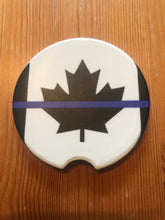 Load image into Gallery viewer, Thin Blue Line Canada Sandstone Coasters