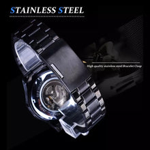 Load image into Gallery viewer, “Blue Ocean” Thin Blue Line Inspired Transparent Dial Men's Watch (FREE Shipping)