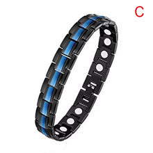 Load image into Gallery viewer, Thin Blue Line 15mm Stainless Titanium Steel Unisex Bracelet (3 styles, FREE Shipping)