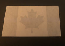 Load image into Gallery viewer, Thin Blue Line Canada Flag Window Sticker / Decal (sticks from inside)