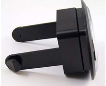 Load image into Gallery viewer, Thin Blue line Police Flag Hitch Cover Cap 2" receiver black with chrome & dome