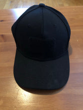 Load image into Gallery viewer, Black Punisher “Fitted” (M/L) Tactical Cap with YOUR choice of FREE Patch