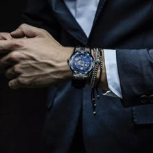 Load image into Gallery viewer, Thin Blue Line Inspired Winner Men’s  Skeleton Mechanical Watch (FREE Shipping)
