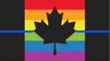 Load image into Gallery viewer, Thin Blue Line Canada Pride Patch