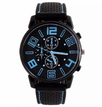 Load image into Gallery viewer, Thin Blue Line Inspired Large Numbers Watch