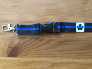 The Thin Blue Line Canada 🇨🇦 Lanyard (2 styles)