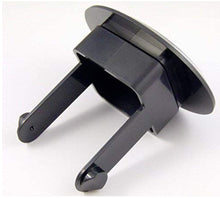 Load image into Gallery viewer, Thin Blue line Police Flag Hitch Cover Cap 2" receiver black with chrome & dome