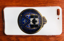 Load image into Gallery viewer, Thin Blue Line Canada Support Police Silicone Phone Cases! (Please email us if you do not see your phone’s model and we’ll let you know if we can produce it)