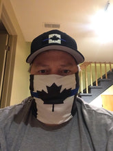 Load image into Gallery viewer, Thin Blue Line Canada Neck Gaiter / Face Mask / Face Shield / Balaclava