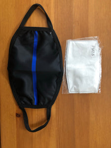 Thin Blue Line Canada Neck Gaiter / Face Mask Duo (Free Shipping)