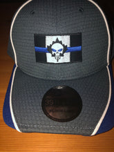 Load image into Gallery viewer, New Era Dry Mesh Hex Thin Blue Line Canada Punisher Edition 39 Thirty Fitted Cap