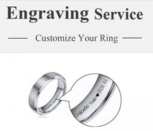 Load image into Gallery viewer, Black Thin Blue Line Tungsten 8mm Ring w/FREE SHIPPING