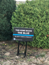 Load image into Gallery viewer, Thin Blue Line Canada 🇨🇦 12” x 18” lawn signs