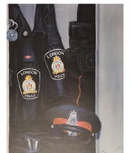 Load image into Gallery viewer, “Badge of Honour” Prints with FREE personalized badge number) by Canadian Fine Artist Ellen Cowie