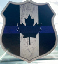 Load image into Gallery viewer, Thin Blue Line Canada Badge Shape Car Air Freshener
