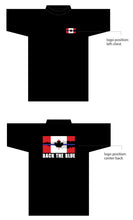 Load image into Gallery viewer, Blue Breaking Through T-Shirt small logo left chest AND large logo on back (Mens and Ladies)