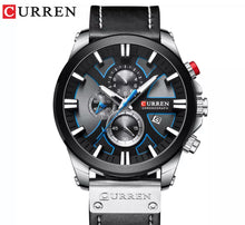 Load image into Gallery viewer, Curren™ Supreme Thin Blue Line Inspired Watch